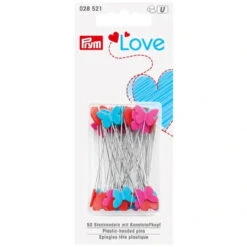 Prym Love Heart And Butterfly Pins