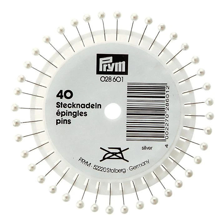 Prym Pearl-Headed Pins | Pack Of 40 2 Prym Pearl-Headed Pins | Pack Of 40 - Image 2