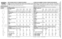 Simplicity Pattern 1021 Men's Classic Pyjamas And Robe -Jaycotts Shop 1021 env back