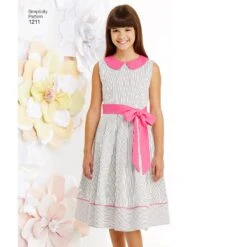 Simplicity Pattern 1211 Girls' Dresses Pattern