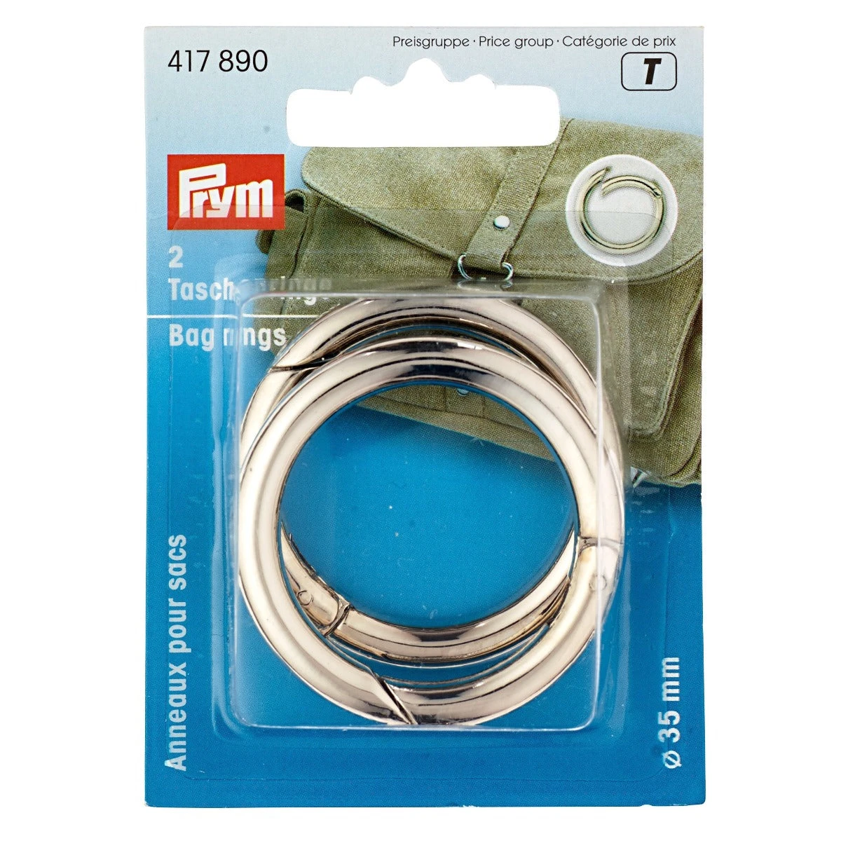 Prym Snap Rings For Bags - Pack Of 2 1 Prym Snap Rings For Bags - Pack Of 2