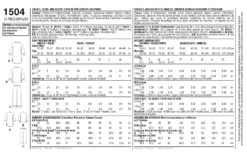 Simplicity Pattern 1504 Child's, Teens' And Adults' Loungewear | Easy 12 Simplicity Pattern 1504 Child's, Teens' And Adults' Loungewear | Easy -Jaycotts Shop 1504 env back