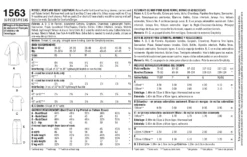 Simplicity Pattern 1563 Misses', Men's Teens' Sleepwear -Jaycotts Shop 1563 env back