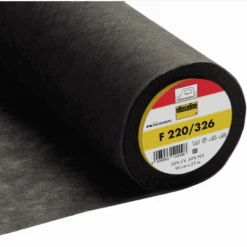 Vlieseline Iron On Interfacing Standard Medium | Charcoal