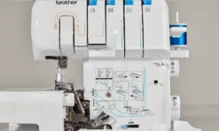 Brother 3034DWT Overlocker 9 Brother 3034DWT Overlocker -Jaycotts Shop 3034DWT 4 colour easy threading guide