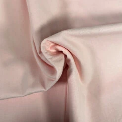 Premium Organic Cotton Solid Fabric, Pale Pink