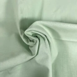 Premium Organic Cotton Solid Fabric, Pale Green