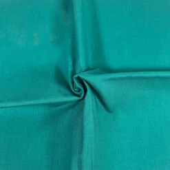 Premium Organic Cotton Solid Fabric, Dark Cyan