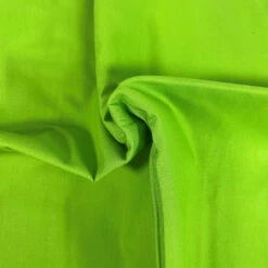 Premium Organic Cotton Solid Fabric, Bright Green