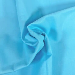 Premium Organic Cotton Solid Fabric, Turquoise