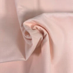 Premium Organic Cotton Solid Fabric, Peach Pink