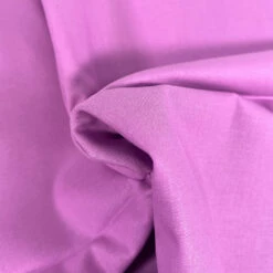 Premium Organic Cotton Solid Fabric, Orchid