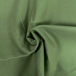 Premium Organic Cotton Solid Fabric, Dark Olive