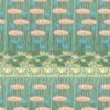 Art Nouveau V&A Organic Cotton Fabric, Dragonfly Pond