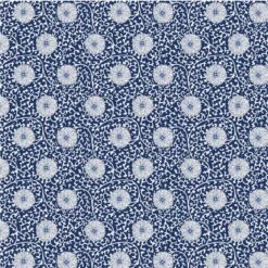 Crafts Of Tranquility Organic Cotton Fabric, Floral Filigree