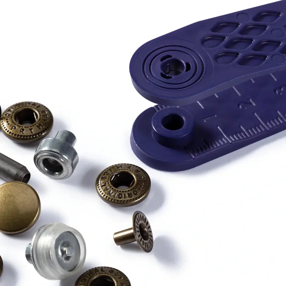 Prym 390334 Pk 10 Antique Brass Press Fasteners 12mm Medium 2 Prym 390334 Pk 10 Antique Brass Press Fasteners 12mm Medium - Image 2