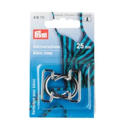 Prym Bikini Clasp | Metal Silver Colour 25mm