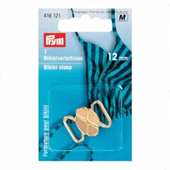 Prym Bikini Clasps Gold Colour Clover Leaf Shape