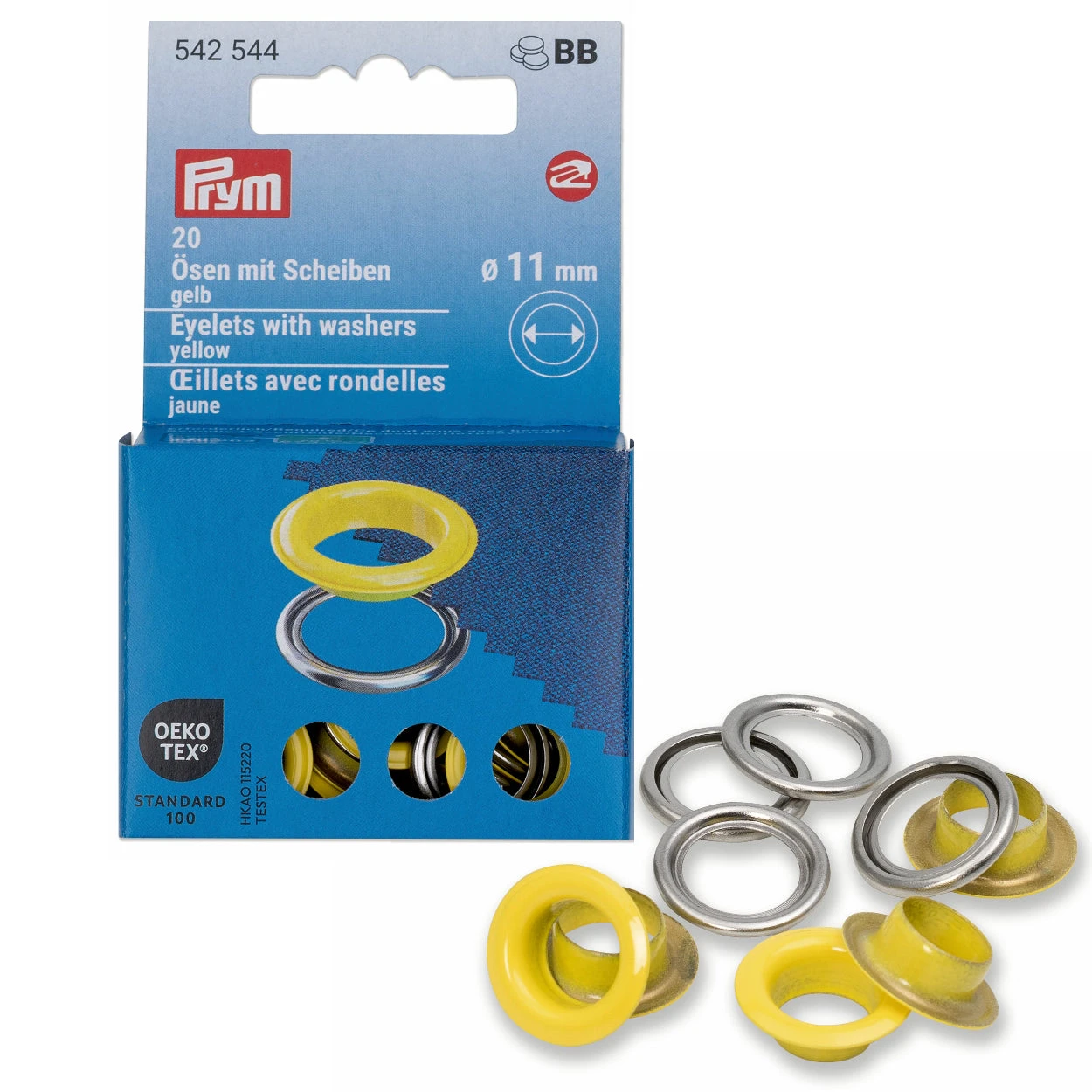 Prym Colour Eyelets 11mm | Packs Of 20 5 Prym Colour Eyelets 11mm | Packs Of 20 - Image 5