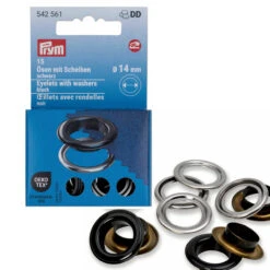 Prym Colour Eyelets 14mm | Packs Of 20 -Jaycotts Shop 542561