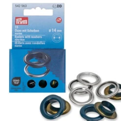 Prym Colour Eyelets 14mm | Packs Of 20 -Jaycotts Shop 542563