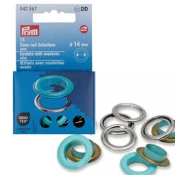Prym Colour Eyelets 14mm | Packs Of 20 -Jaycotts Shop 542567