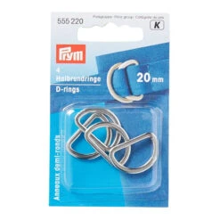 Prym Metal D Rings In Silver Colour 8 Prym Metal D Rings In Silver Colour -Jaycotts Shop 555220