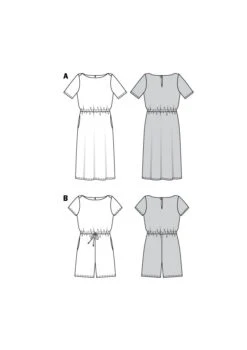 Burda Style Pattern 6004 Outerwear Dress / Jumpsuit -Jaycotts Shop 6004 M