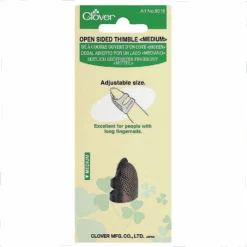 Clover Open Sided Thimble, Adjustable -Jaycotts Shop 6018 1