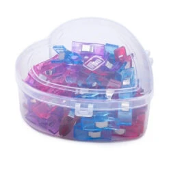 Prym Love Heart Box With 40 Fabric Clips -Jaycotts Shop 610185 c