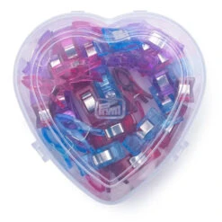 Prym Love Heart Box With 40 Fabric Clips -Jaycotts Shop 610185 d