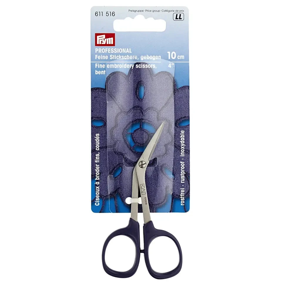 Prym KAI Embroidery Hardanger Bent Scissors | 10 Cm 2 Prym KAI Embroidery Hardanger Bent Scissors | 10 Cm - Image 2
