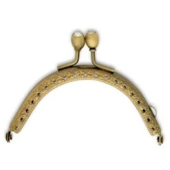 Prym Antique Brass Bag Fastening, Lorena