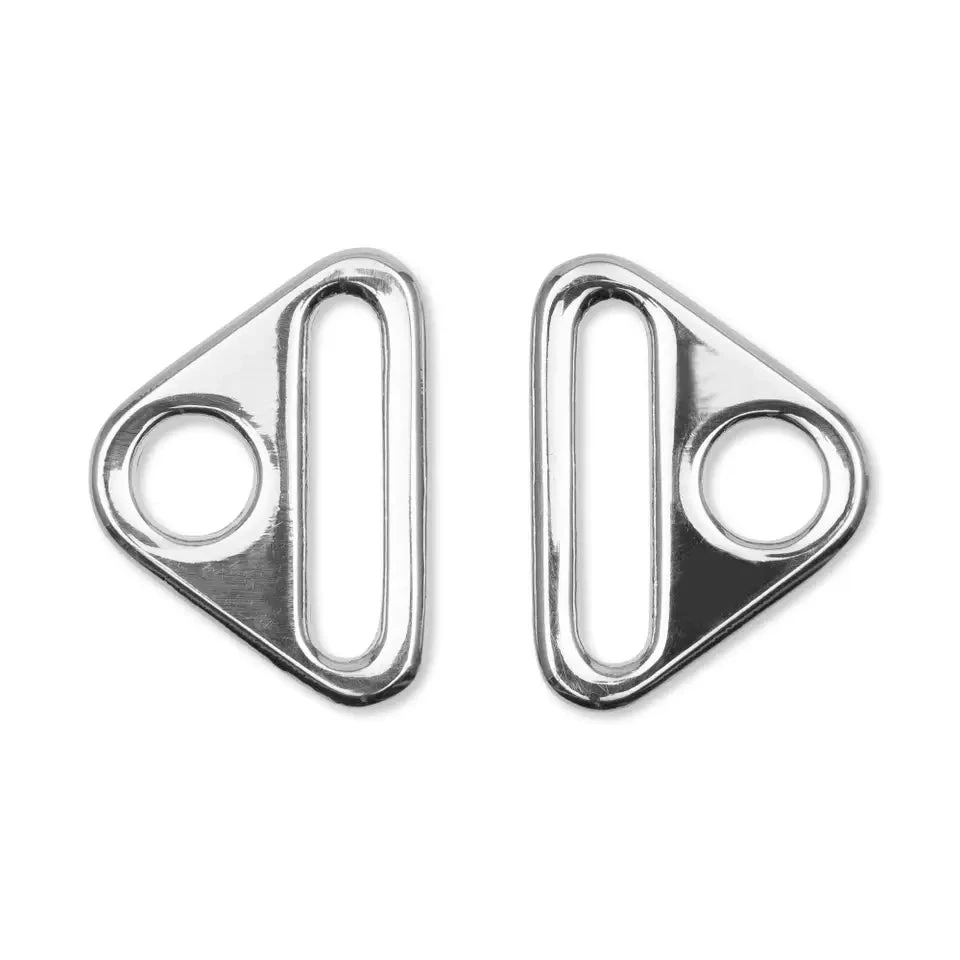 Prym Silver Triangle Loops For Bag Straps 3 Prym Silver Triangle Loops For Bag Straps - Image 3