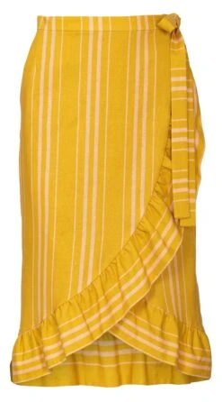 Burda 6200 Wrap Skirt With Waistband And Tie Sewing Pattern -Jaycotts Shop 6200 B Still 001