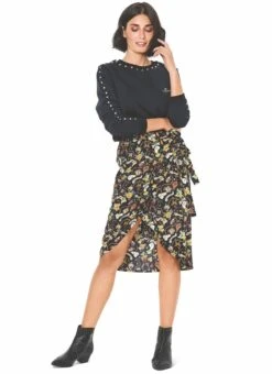 Burda 6200 Wrap Skirt With Waistband And Tie Sewing Pattern