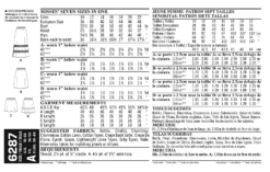 New Look NL6287 Misses' Pull On Skirt In 4 Lengths -Jaycotts Shop 6287 envelope