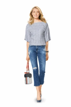 Burda 6345 Misses' Dress And Tops Sewing Pattern