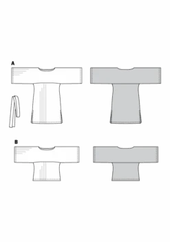 Burda 6345 Misses' Dress And Tops Sewing Pattern -Jaycotts Shop 6345 M