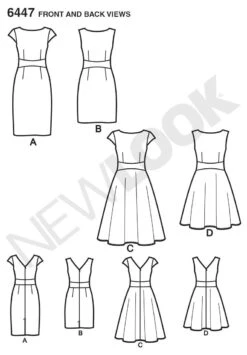 New Look NL6447 Misses' Dresses -Jaycotts Shop 6447 FBV