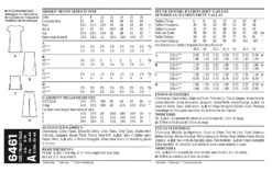 New Look NL6461 Misses' Dress, Tunic, Top And Cropped Pants -Jaycotts Shop 6461 env back