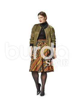 Burda 6489 Women’s Hooded Jacket Sewing Pattern -Jaycotts Shop 6489 A 6491 A 107