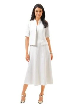 Burda 6687 Women's Dress And Jacket Sewing Pattern