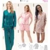 Burda 6742 Misses Sleepwear Sewing Pattern