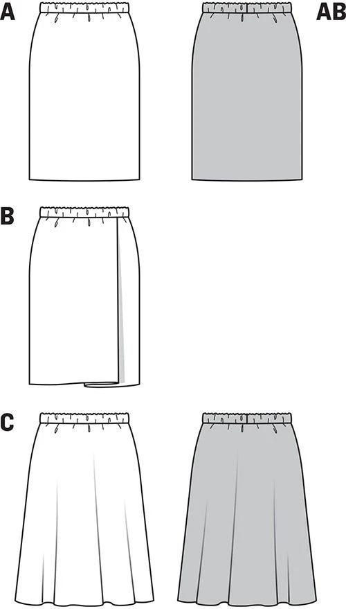 Burda 6937 Midi Skirts Sewing Pattern 2 Burda 6937 Midi Skirts Sewing Pattern - Image 2