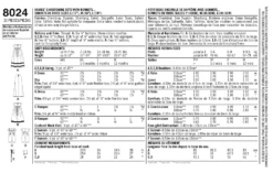 Simplicity Pattern 8024 Classic Christening Gowns Pattern 10 Simplicity Pattern 8024 Classic Christening Gowns Pattern -Jaycotts Shop 8024 env back