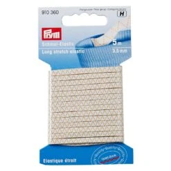 Prym Long Stretch Elastic - White