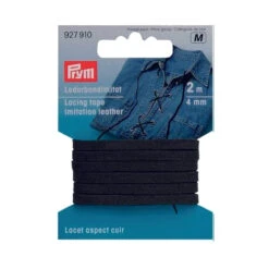 Prym Lacing Tape Black 2m Pack