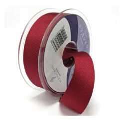 Berisfords Grosgrain Ribbon - Cardinal 25mm Wide