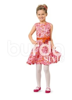 Burda 9379 Girl's Dress Pattern